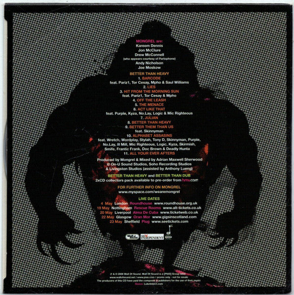 Mongrel (3) : Better Than Heavy (CD, Album, Promo)