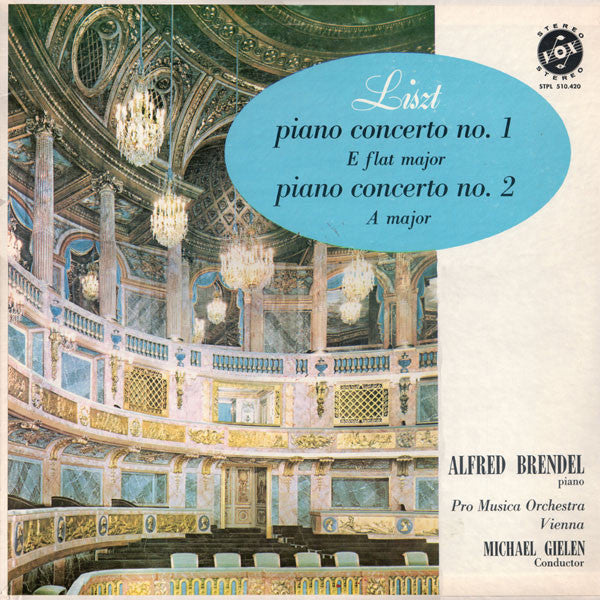 Liszt* : Alfred Brendel, Pro Musica Orchestra, Vienna*, Michael Gielen : Piano Concertos Nos. 1 & 2 (LP, but)