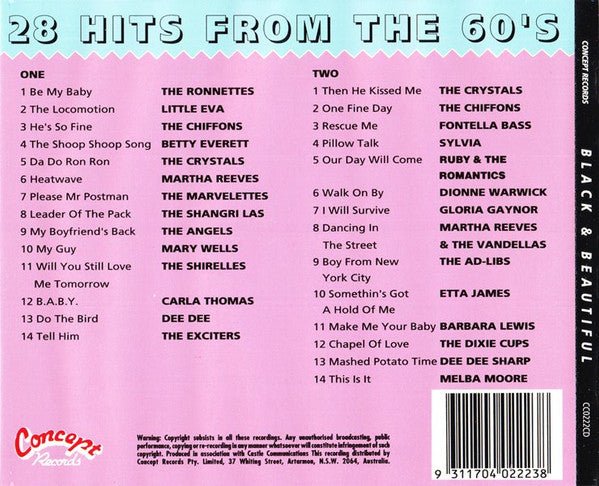 Various : Black & Beautiful (2xCD, Comp)