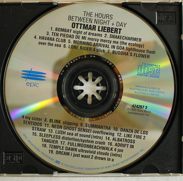 Ottmar Liebert + Luna Negra* : The Hours Between Night And Day (CD, Album)