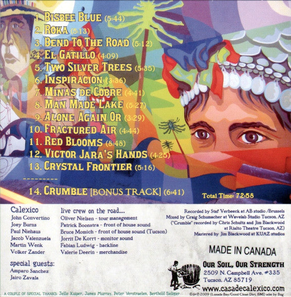 Calexico : Ancienne Belgique ~ Live In Brussels 2008 (CD, Album, Car)
