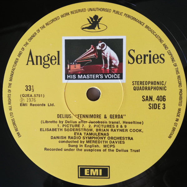 Frederick Delius, Elisabeth Söderström, Robert Tear, Meredith Davies, Danish Radio Symphony Orchestra* & Chorus* : Fennimore And Gerda (2xLP, Quad + Box)