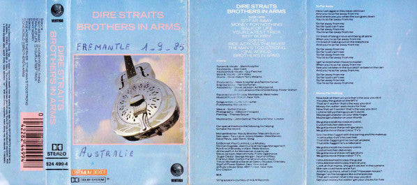Dire Straits : Brothers In Arms (Cass, Album, CrO)