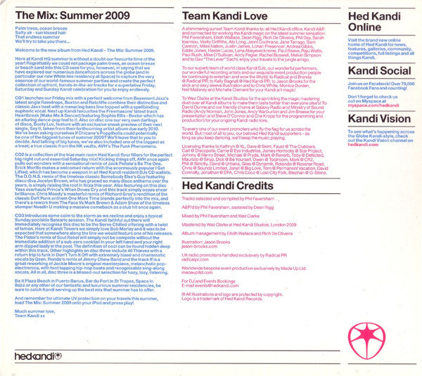 Various : Hed Kandi The Mix: Summer 2009 (2xCD, Comp, Mixed + CD, Comp)