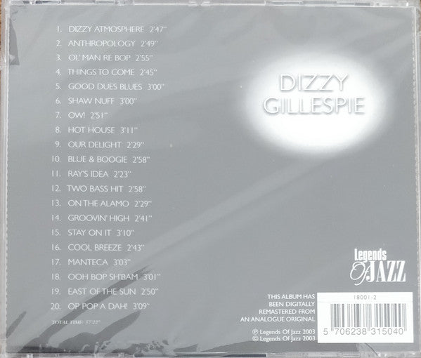 Dizzy Gillespie : Groovin' High (CD, Comp, RM)