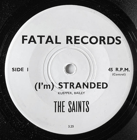 The Saints (2) : (I'm) Stranded (7", Single, Ltd)