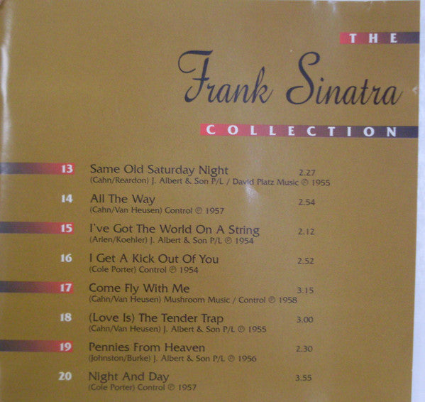 Frank Sinatra : The Frank Sinatra Collection (CD, Comp)