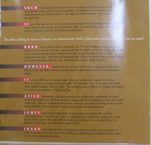 Frank Sinatra : The Frank Sinatra Collection (CD, Comp)