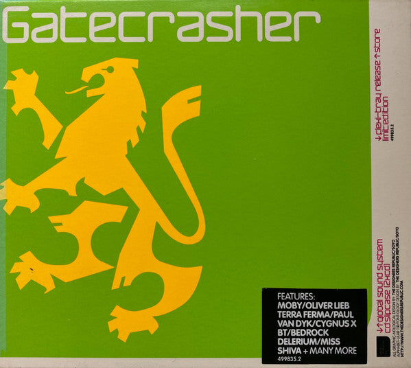 Various : Gatecrasher: Global Sound System (2xCD, Comp, Ltd, Mixed, Car)