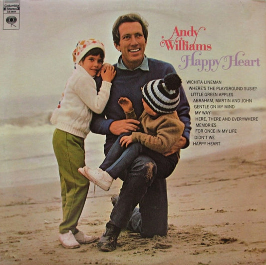 Andy Williams : Happy Heart (LP, Album, Pit)