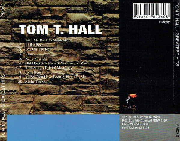 Tom T. Hall : Greatest Hits (CD, Comp)