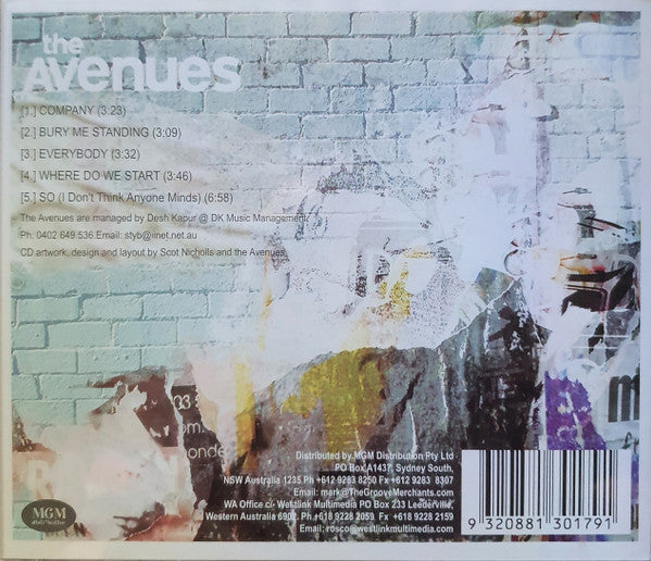 The Avenues : The Avenues (CD, EP)