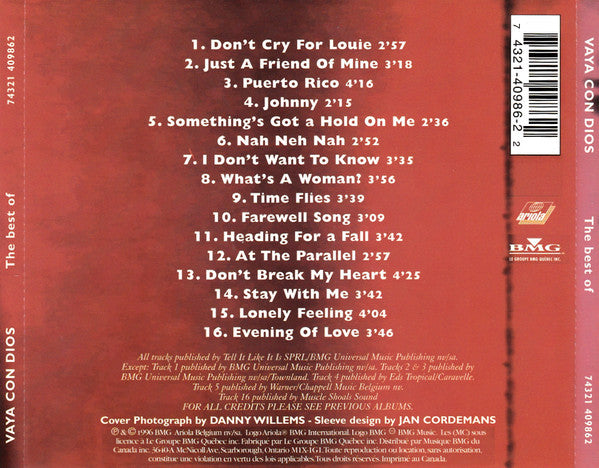 Vaya Con Dios : The Best Of (CD, Comp, RP)