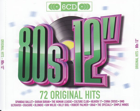 Various : Original Hits - 80s 12" (6xCD, Comp)