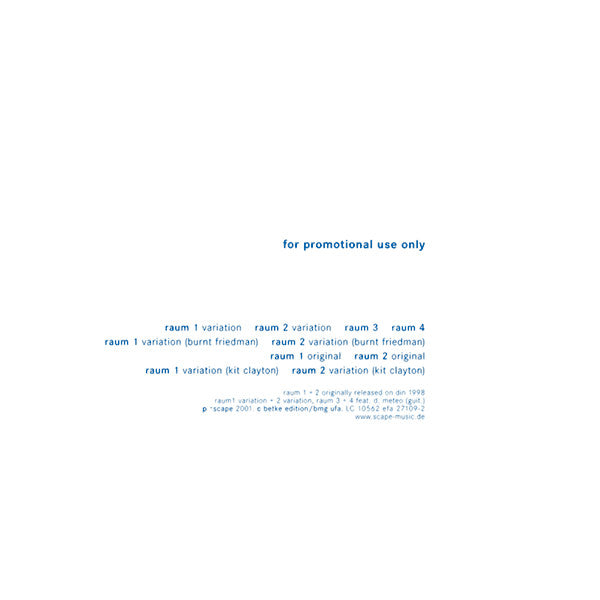 Pole : R (CD, Album, Promo)