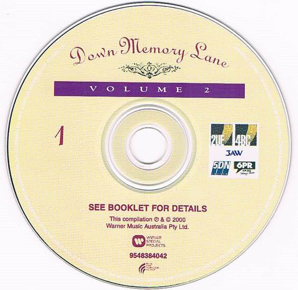 Various : Down Memory Lane Volume 2 (2xCD, Comp)