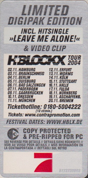 H-Blockx : No Excuses (CD, Album, Copy Prot., Enh, Ltd, Dig)