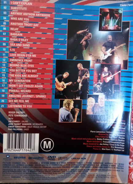 The Who : Live In Boston (DVD-V, Copy Prot., PAL, Reg)
