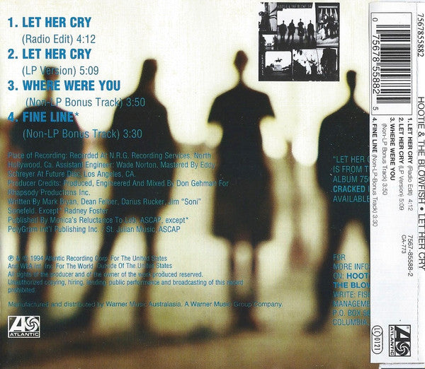 Hootie & The Blowfish : Let Her Cry (CD, Maxi)