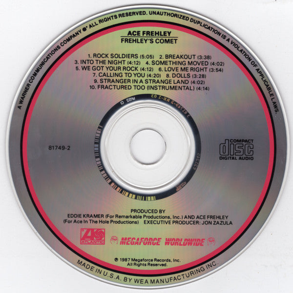Ace Frehley : Frehley's Comet (CD, Album)
