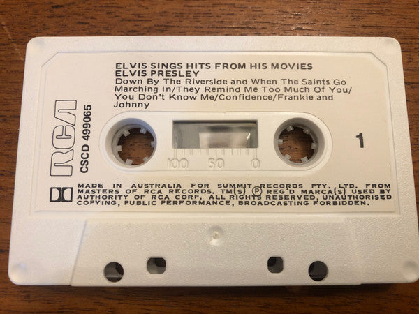 Elvis Presley : Elvis Sings Hits From His Movies (Cass, Comp)