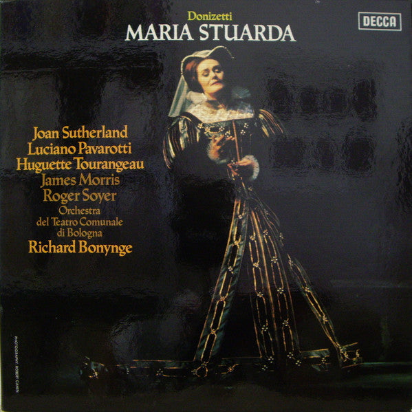 Donizetti* - Joan Sutherland, Luciano Pavarotti, Huguette Tourangeau, James Morris (5), Roger Soyer, Orchestra Del Teatro Comunale Di Bologna, Richard Bonynge : Maria Stuarda (3xLP, Album + Box)