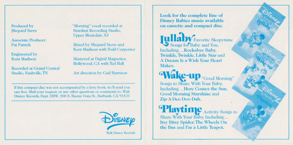 Various : Disney Babies Wake-Up (CD, Album)