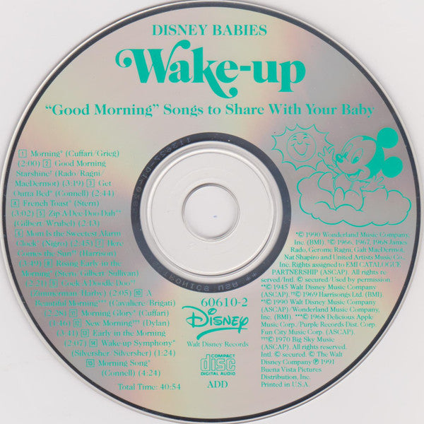 Various : Disney Babies Wake-Up (CD, Album)