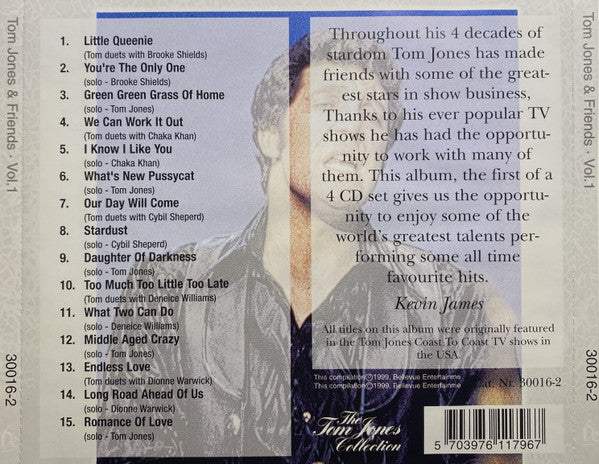 Tom Jones, Various : Tom Jones & Friends - The White Album (CD, Album)