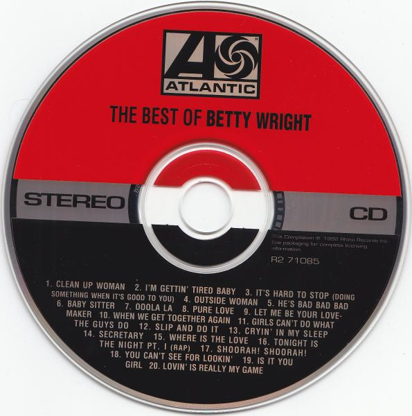 Betty Wright : The Best Of Betty Wright (CD, Comp)
