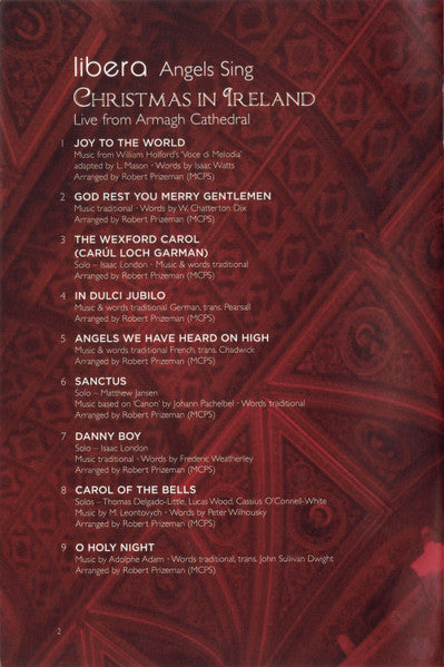 Libera : Angels Sing Christmas In Ireland (DVD-V, NTSC)