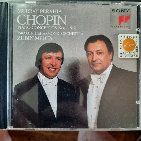 Murray Perahia, Israel Philharmonic Orchestra / Zubin Mehta : Chopin: Piano Concertos Nos. 1 & 2 (CD, Album)