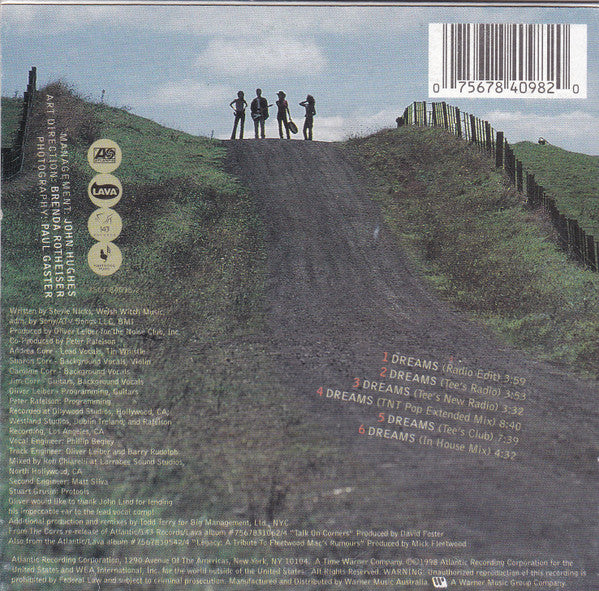 The Corrs : Dreams (CD, Single, Car)