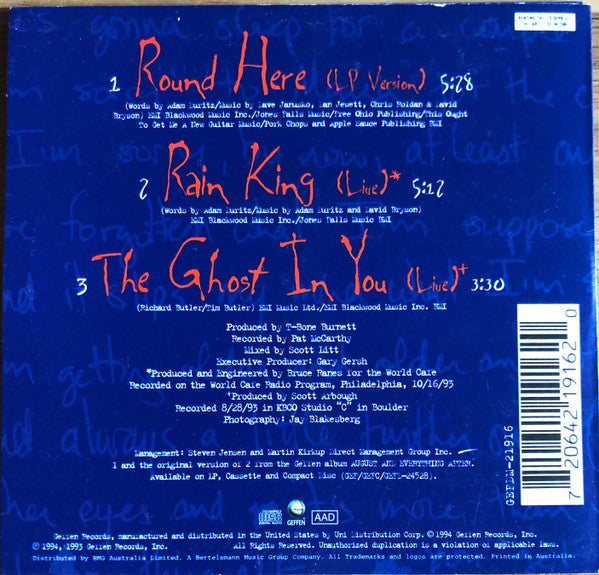 Counting Crows : Round Here (CD, Single)