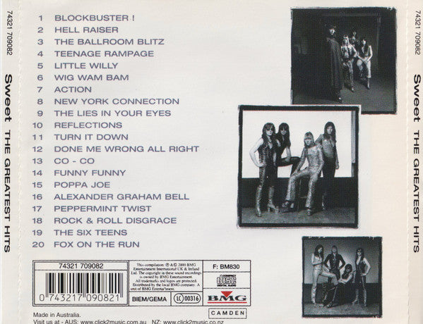 Sweet* : The Greatest Hits (CD, Comp)