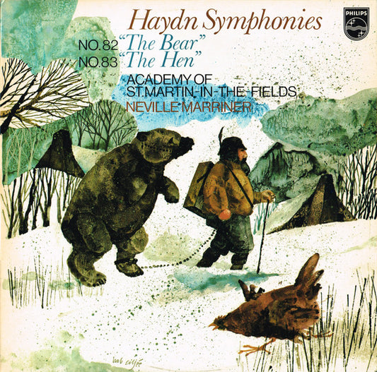 Haydn*, Academy Of St. Martin-In-The-Fields*, Neville Marriner* : Haydn Symphonies - No. 82 "The Bear" - No. 83 "The Hen" (LP, Album, Club)