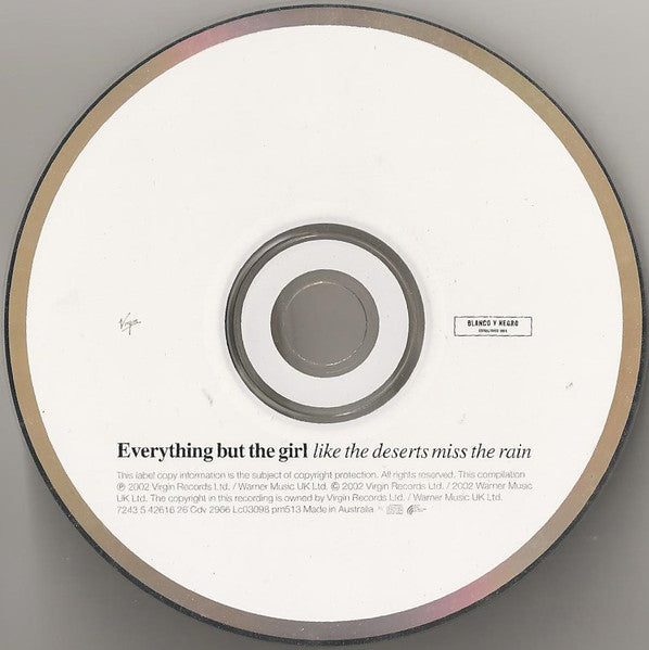 Everything But The Girl : Like The Deserts Miss The Rain (CD, Comp, P/Mixed)