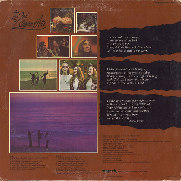 The 2nd Chapter Of Acts* : In The Volume Of The Book (LP, Album)
