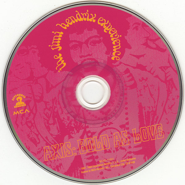 The Jimi Hendrix Experience : Axis: Bold As Love (CD, Album, RE, RM)