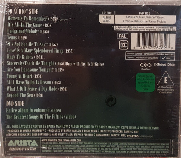Barry Manilow : The Greatest Songs Of The Fifties (Hybrid, DualDisc, Comp, PAL)