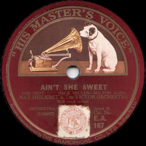 Paul Whiteman And His Orchestra / Nat Shilkret And The Victor Orchestra : Muddy Water / Ain't She Sweet (Shellac, 10")