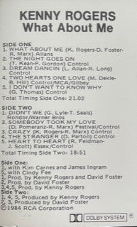 Kenny Rogers : What About Me? (Cass, Album)