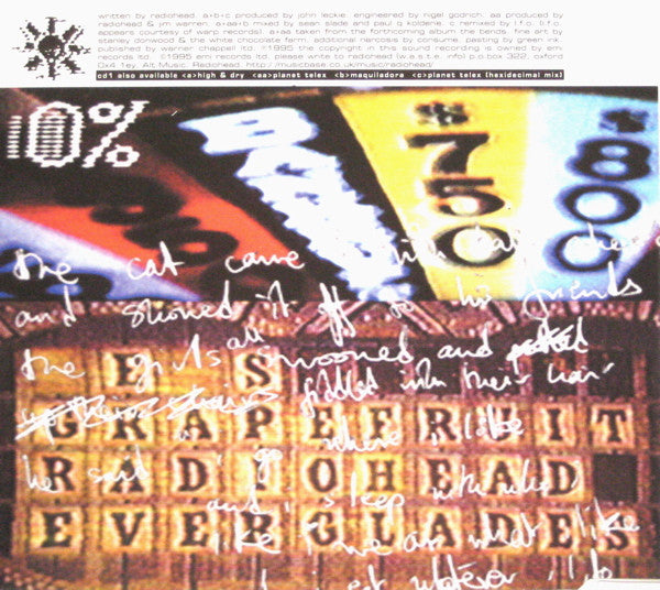 Radiohead : High & Dry / Planet Telex (CD, Single, CD2)