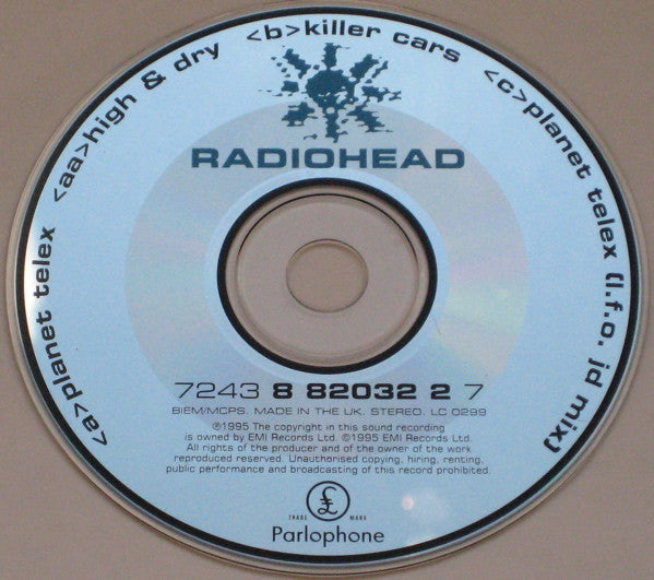 Radiohead : High & Dry / Planet Telex (CD, Single, CD2)