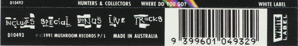 Hunters & Collectors : Where Do You Go? (CD, Single)