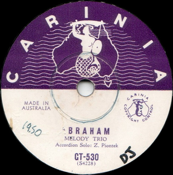 Marcel Verhoest / Melody Trio (2) : Kaloua / Abraham (Shellac, 10")