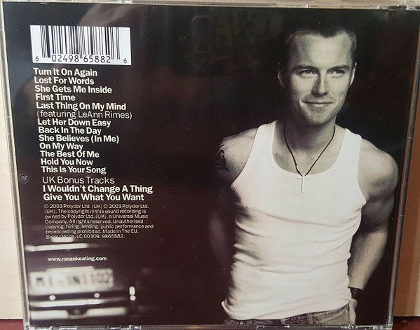 Ronan Keating : Turn It On (CD, Album, S/Edition)
