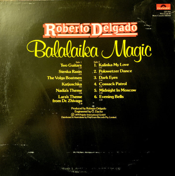 Roberto Delgado* : Balalaika Magic (LP, Album)
