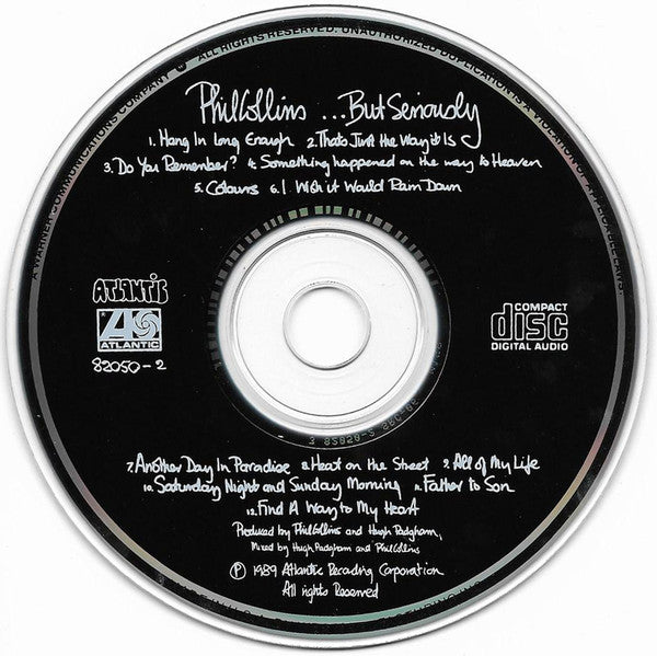 Phil Collins : ...But Seriously (CD, Album)
