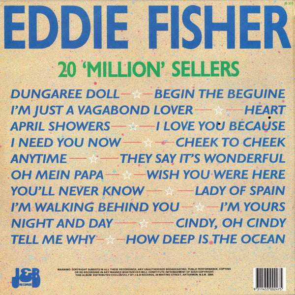Eddie Fisher : 20 'Million' Sellers (LP, Comp)